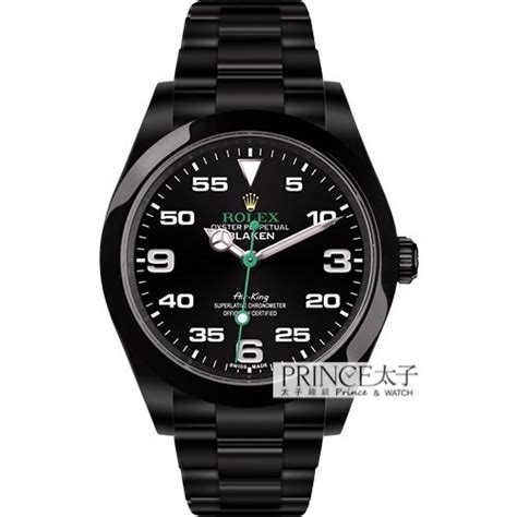 rolex blaken air king|rolex air king date price.